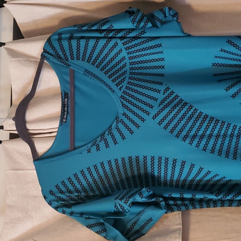 Manaola dress, XXL, dark teal and black.